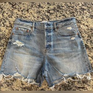 DAZE Tough Love Distressed Denim Shorts - Size  28 - NWT